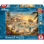 Schmidt Thomas Kinkade: Disney Den lille havfrue - en feiring av kjærlighet, 1000 brikker (SCH8036)