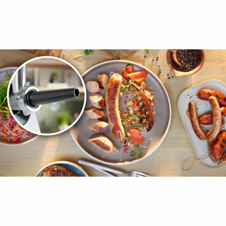 Bosch Kjøttkvern MFWS420W 1300W i rustfritt stål