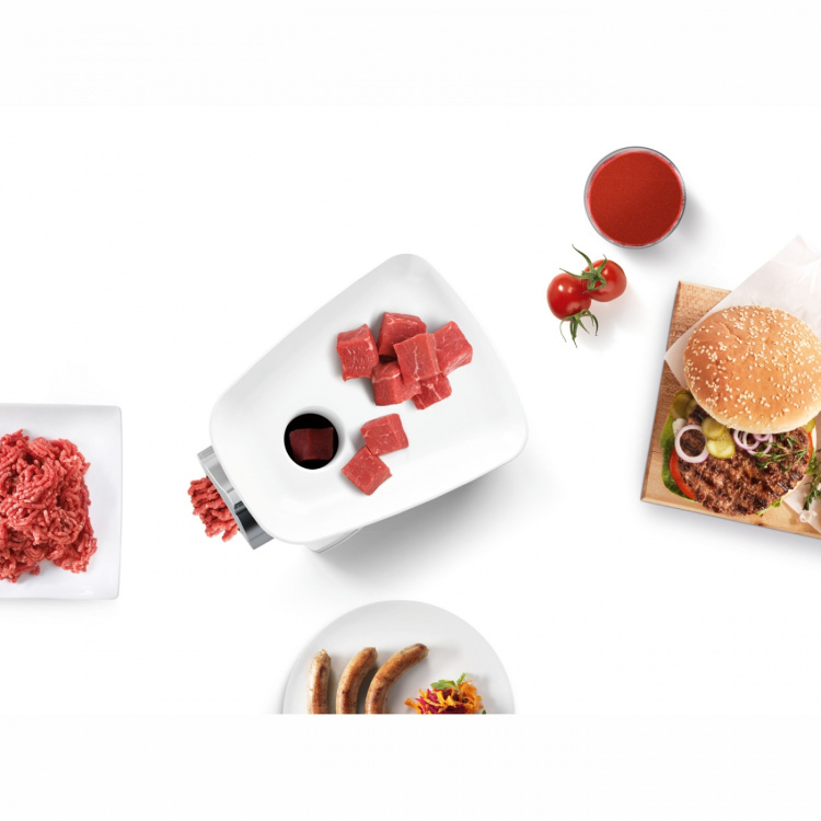 Bosch Kjøttkvern MFW2515W 1500W Inkl frukt- og juicepresse