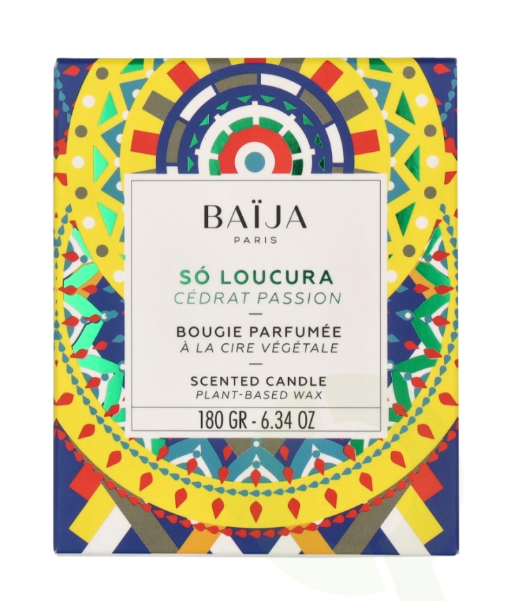 Baija Paris Baija So Loucura Scented Candle 180 g Citron Passion Fruit