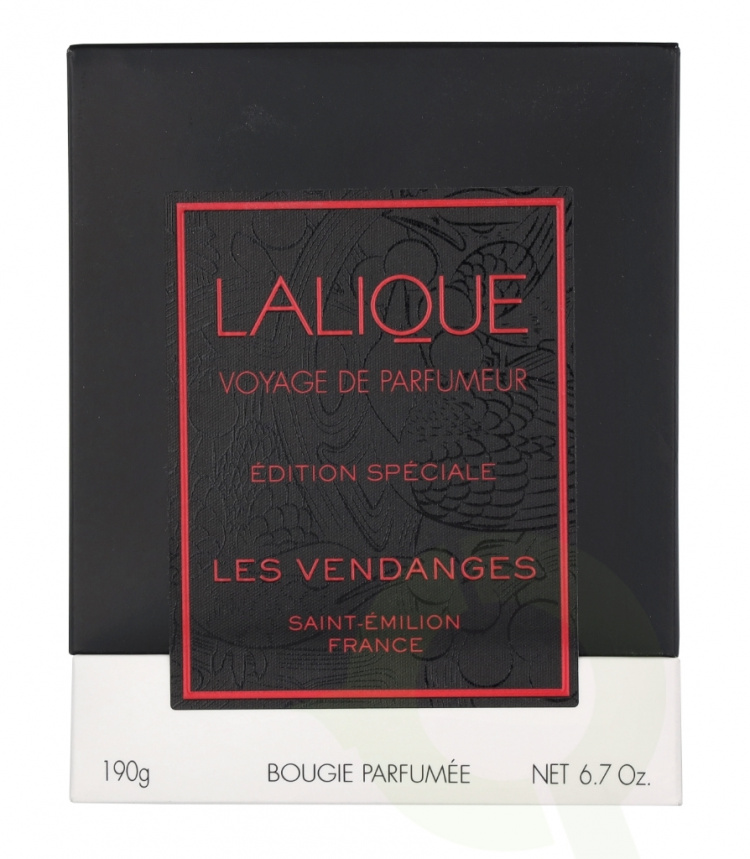 Lalique Duftlys 190 g Les Vendages - Saint Emilion - Frankrike - Special Edition