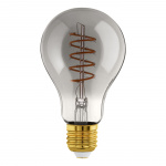 Eglo E27 A60 spiral, røyk - Varmhvit - Zigbee, Bluetooth