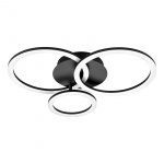 Eglo Paranday-Z taklampe m/sirkler svart 54,5x44,5 - TW - Zigbee, Bluetooth