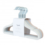 3 Sprouts Fløyelshenger (sett med 15) - krem, grå, hasselnøtt 3 Sprouts Fløyelshenger (sett med 15) - krem, grå, hasselnøtt