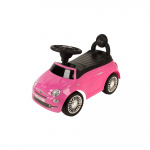 Babytrold Fiat 500 - Kjørbar bil - rosa (20-42FI-P)