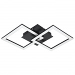 Eglo Paranday-Z taklampe m/firkanter svart 52,5x31 - TW - Zigbee, Bluetooth