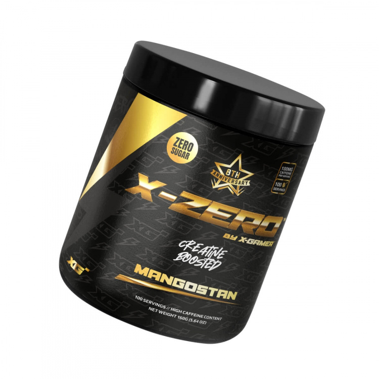 X-GAMER Energidrikkpulver X-Zero 160 gram Mangostan