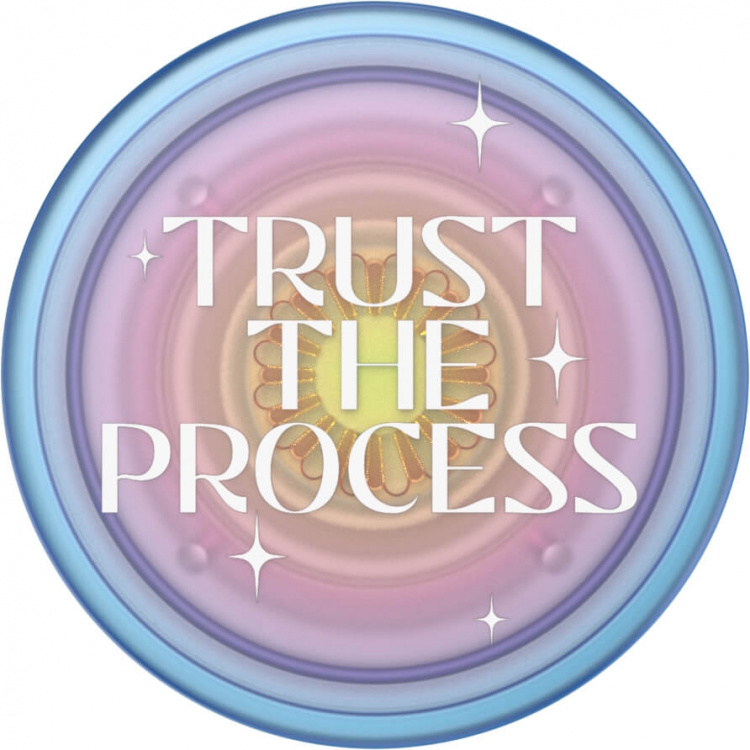 PopSockets Telefongrep Trust The Process Originalt PopGrip