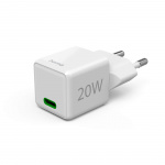 Hama Lader USB-C PD 20W Hurtig Hvit Hama Lader USB-C PD 20W Hurtig Hvit