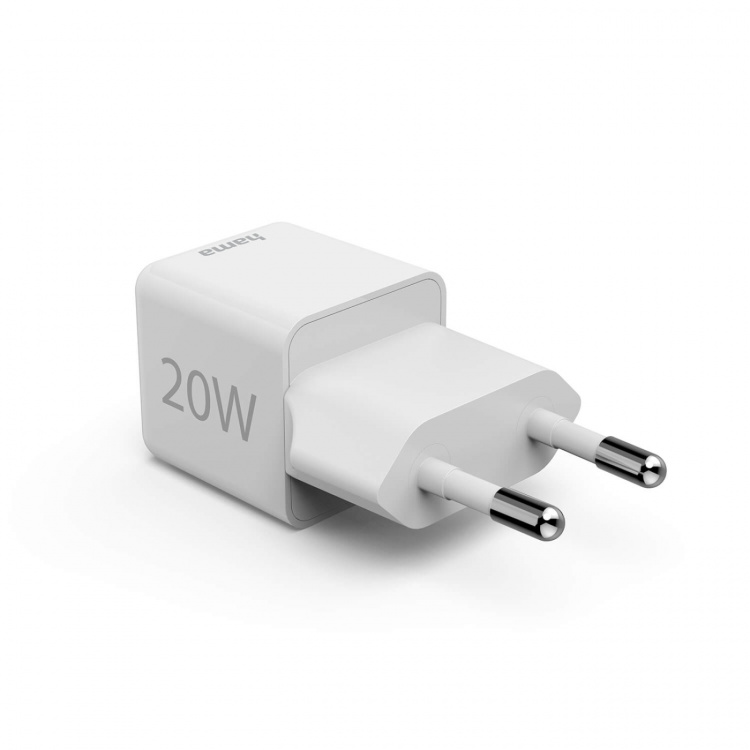 Hama Lader USB-C PD 20W Hurtig Hvit Hama Lader USB-C PD 20W Hurtig Hvit