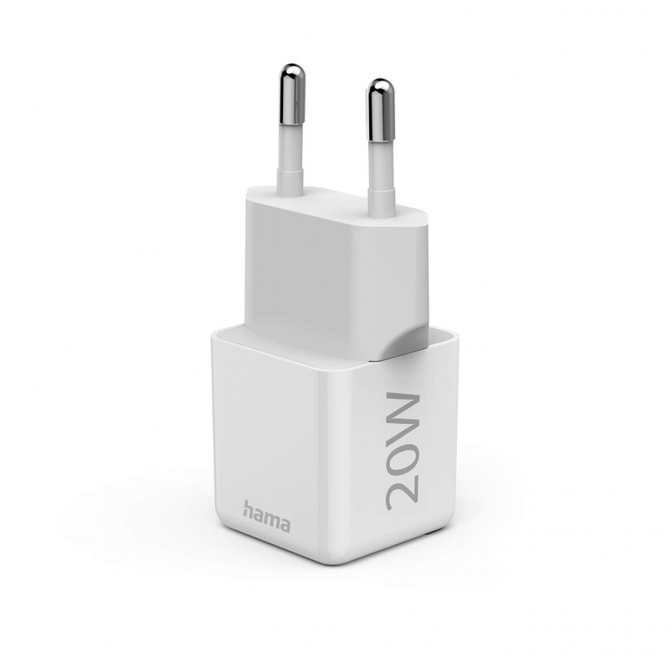 Hama Lader USB-C PD 20W Hurtig Hvit Hama Lader USB-C PD 20W Hurtig Hvit