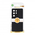 Onsala Mobildeksel Samsung S25 Ultra 5G Bakside med Silikonfølelse Resirkulert Svart Onsala Mobildeksel Samsung S25 Ultra 5G Bakside med Silikonfølelse Resirkulert Svart