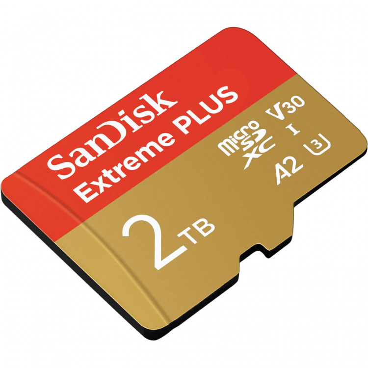 SanDisk MicroSDXC Extreme Plus 2TB UHS-I Med Adapter