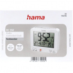 Hama Vekkerklokke RC550 Radio Hvit