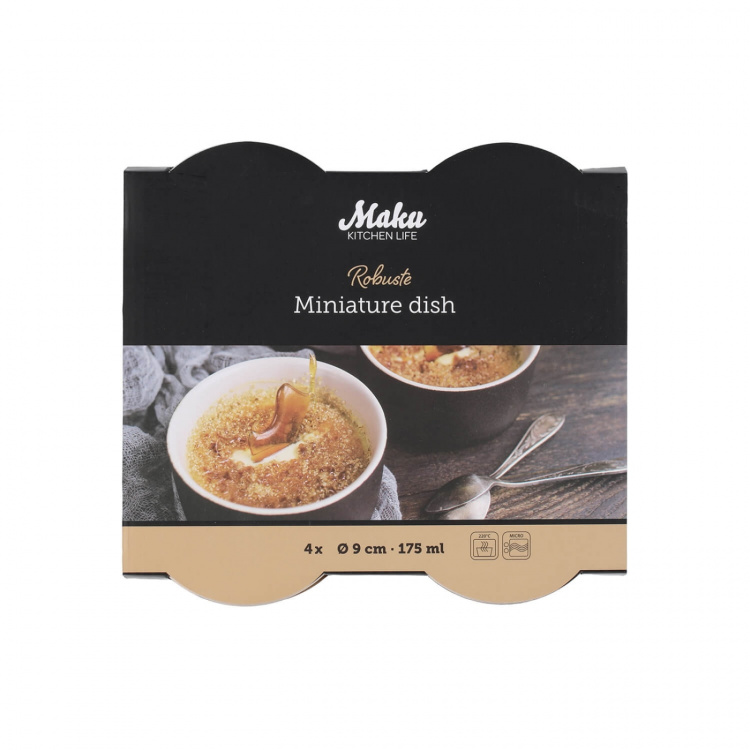 Maku Skål i Keramik Liten 4 stk