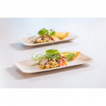 Maku Tallerken Palmblad 16x24cm 10 stk