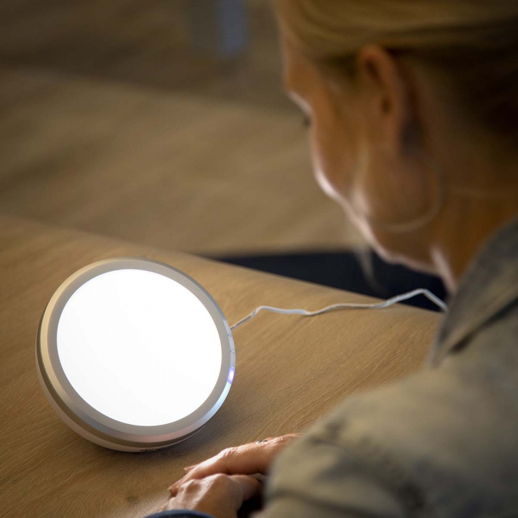 Fysic Energilampe / lysterapilampe Hvit/sølv