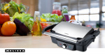 MELISSA Panini / bordgrill 1600W Svart / rustfritt stål topphus