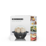 MELISSA Eggkoker 7 egg med gjennomsiktig knapp 360W Svart MELISSA Eggkoker 7 egg med gjennomsiktig knapp 360W Svart