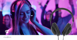 Nedis Over-Ear hodetelefoner med kabel | USB-C™ | Kabellengde: 1.20 m | Volumkontroll | Sort