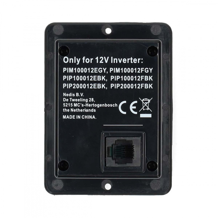 Nedis Power Inverter Fjernkontroll | 6.00 m | RJ12 | Sort