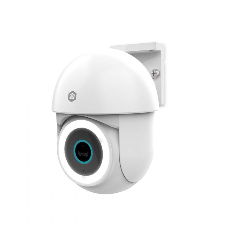 Nedis SmartLife Utendørs kamera | Søkelys | 3MP Full HD 1296p | Panorering og vipping | IP65 | Cloud Storage (valgfritt) / microSD (ikke inkludert) / Onvif | 5 V DC | Med bevegelses sensor | Nattsyn | Hvit Nedis SmartLife Utendørs kamera | Søkelys | 3MP Full HD 1296p | Panorering og vipping | IP65 | Cloud Storage (valgfritt) / microSD (ikke inkludert) / Onvif | 5 V DC | Med bevegelses sensor | Nattsyn | Hvit