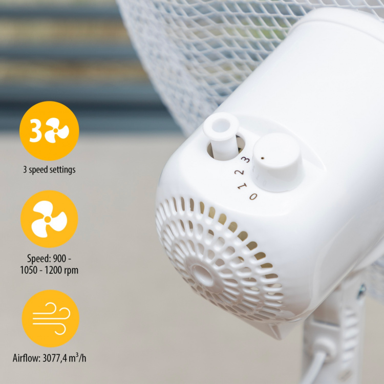 Tristar Gulvvifte 23 cm Justerbar høyde 85-115 cm Tristar Gulvvifte 23 cm Justerbar høyde 85-115 cm