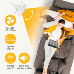 Tristar Gulvvifte 23 cm Justerbar høyde 85-115 cm Tristar Gulvvifte 23 cm Justerbar høyde 85-115 cm