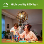 Philips LED E27 Normal A60 4W (60W) Frostet 840lm Dimbar 2700K Energiklasse A