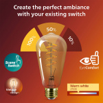 Philips LED SceneSwitch E27 ST64 7-3,8-1W (50W) Deco spiral