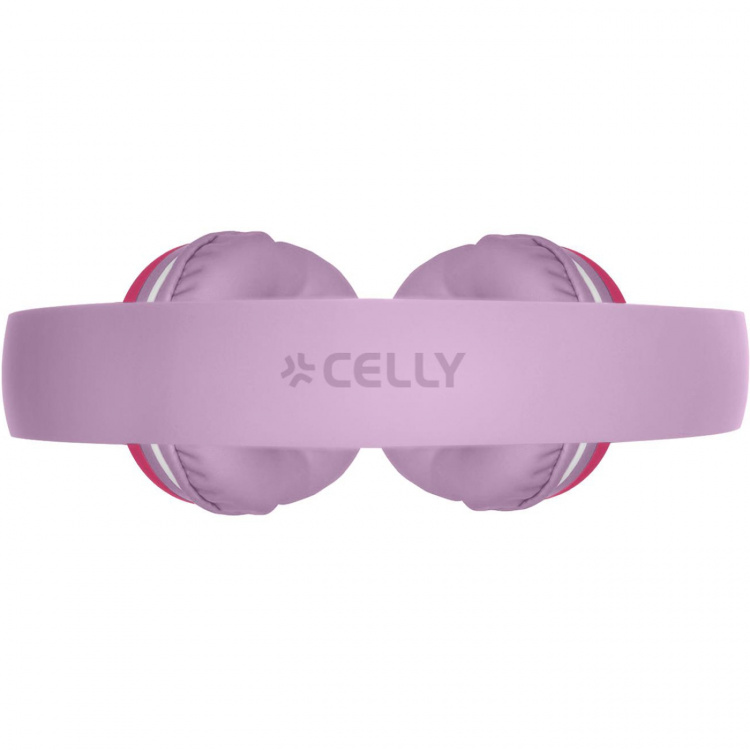 Celly KidsBeat 2 - Hodetelefoner med volumbegrensning maks. 85 dB 3,5 mm plugg Rosa