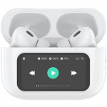 Celly SoundLED True Wireless Bluetooth-hodesett med LED-display ANC & ENC Hvit Celly SoundLED True Wireless Bluetooth-hodesett med LED-display ANC & ENC Hvit