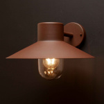 Llitt Victor Veggarmatur E27 sokkel IP44 Corten