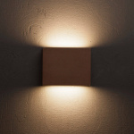 Llitt Per II LED-veggarmatur IP54 3000K 6W 430lm Corten Llitt Per II LED-veggarmatur IP54 3000K 6W 430lm Corten