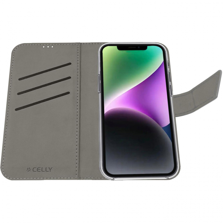 Celly Wally lommebokveske iPhone SE 4 Svart