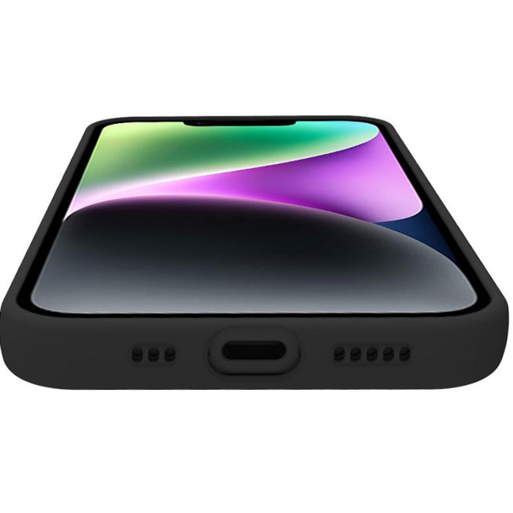 Celly Cromo Soft gummideksel iPhone SE 4 Svart