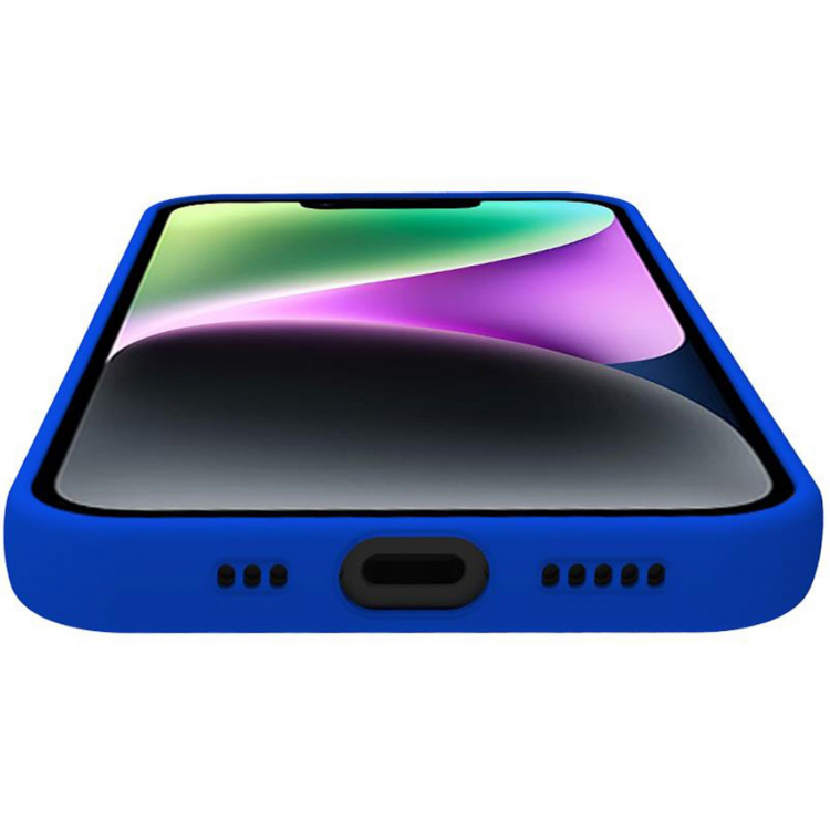 Celly Cromo Soft gummideksel iPhone SE 4 Blå