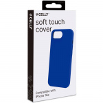 Celly Cromo Soft gummideksel iPhone SE 4 Blå