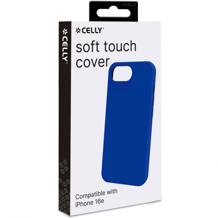 Celly Cromo Soft gummideksel iPhone SE 4 Blå