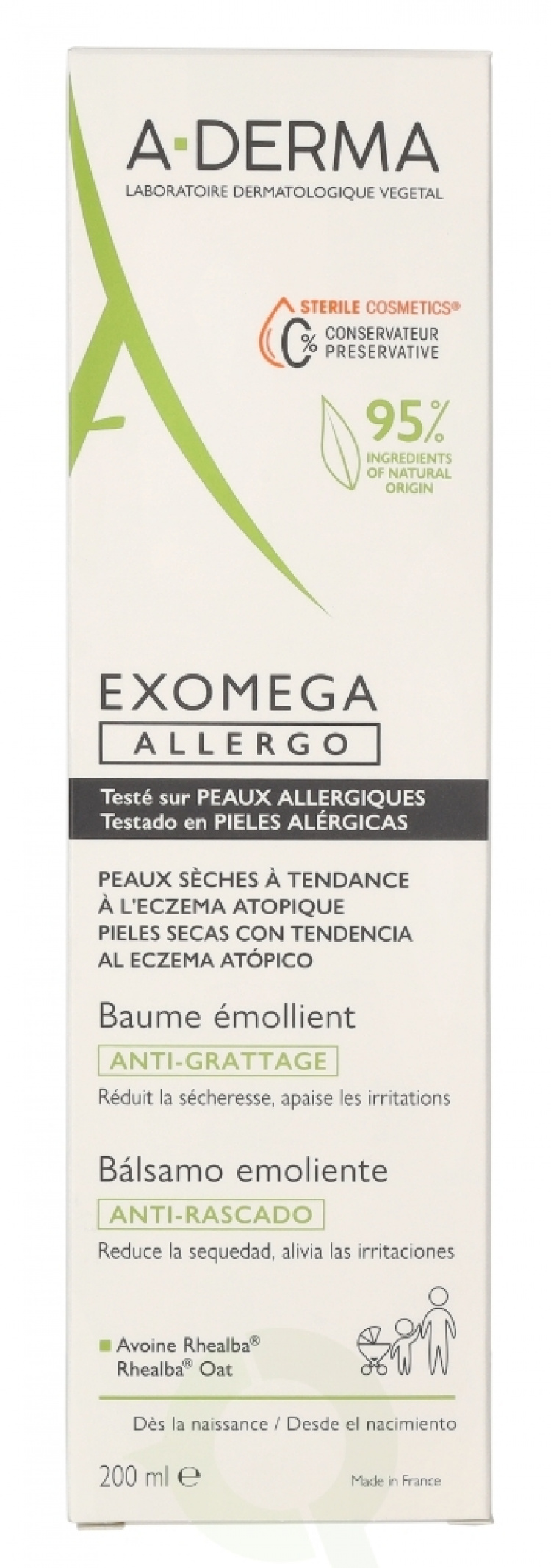 A-Derma Exomega Allergo Emollient Balm 200 ml