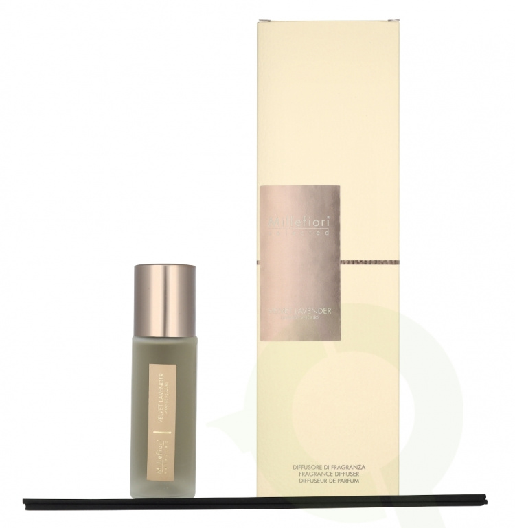 Millefiori Milano Selected Stick Diffuser Refill 100 ml Velvet Lavender