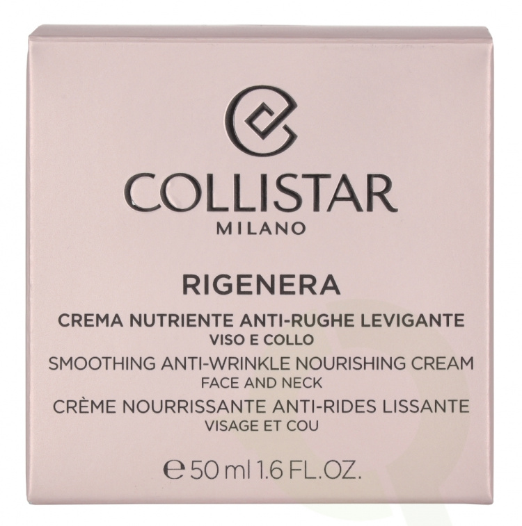 Collistar Rigenera Smoothing Anti-Wrinkle Nourishing Cream 50 ml