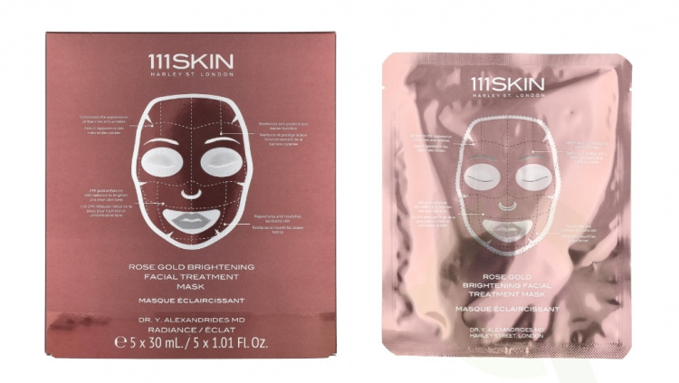 111Skin Rose Gold Brightening Facial Treatment Mask Set 150 ml 5x30 ml