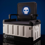 Numskull Offisiell PS5-inspirert oppbevaringsboks med sammenleggbar stol til soverommet