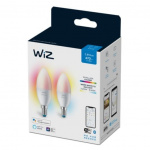 WiZ Candle C37 E14 2-pakning farge WiZ Candle C37 E14 2-pakning farge