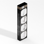 Scandinavian Collection Sammenleggbart veggmontert tørkestativ - 80 x 40 x 9,5 cm