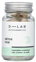 D-Lab Nutricosmetics D-Lab Detox Foie 3 kapsler 56 stk