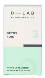 D-Lab Nutricosmetics D-Lab Detox Foie 3 kapsler 56 stk