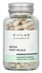 D-Lab Nutricosmetics D-Lab Detox Post-Pilule 3 Capsules 112 piece 56 Jours x 2 Capsules