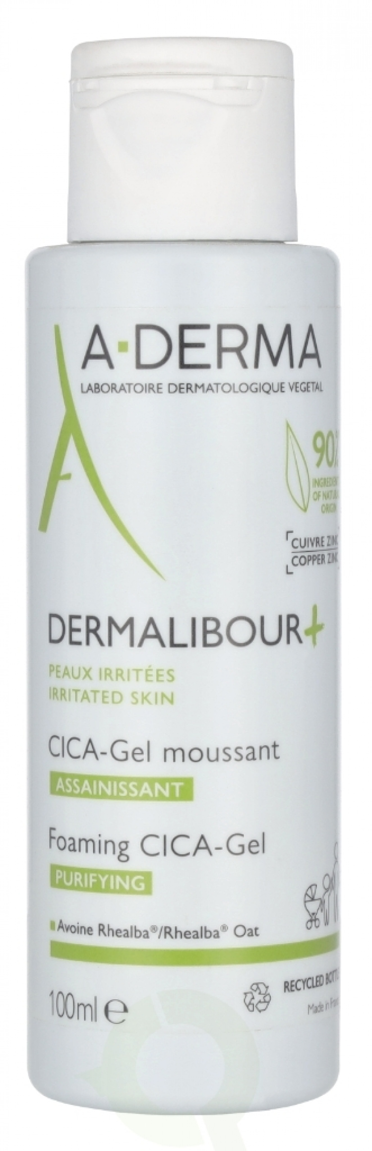 A-Derma Dermalibour+ Foaming Cica-Gel 100 ml For irritert hud